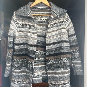J. Jill Multicolor Knit Cardigan
